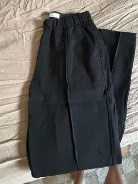 Everlane Black Elastic Waist Women’s Trousers